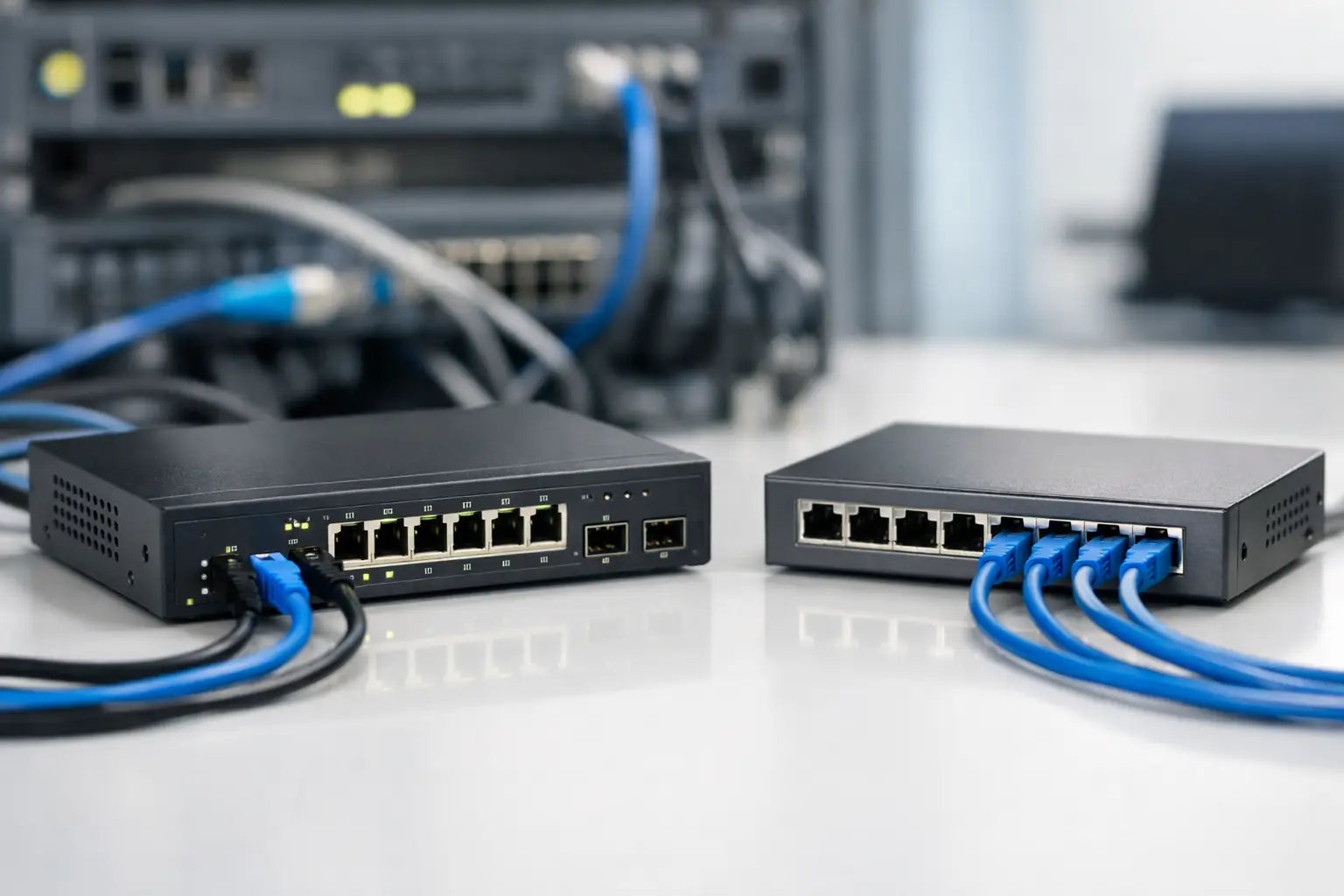 Switch gestionable vs no gestionable para tu red