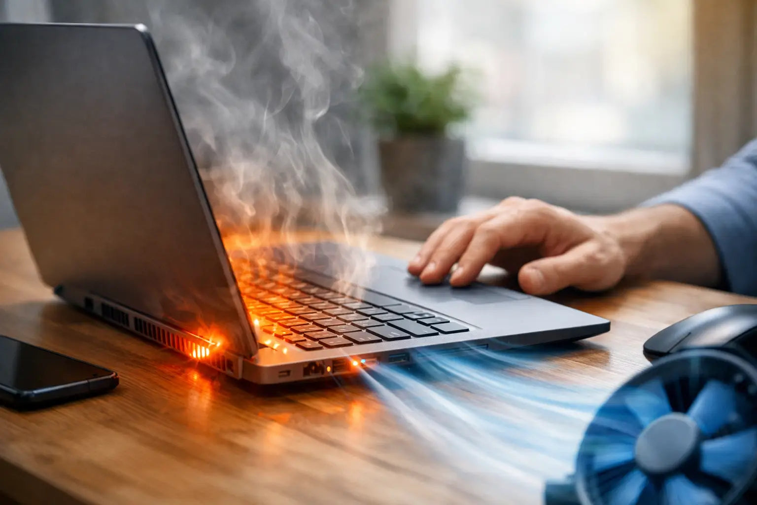 Por qué se calienta la laptop y cómo evitarlo