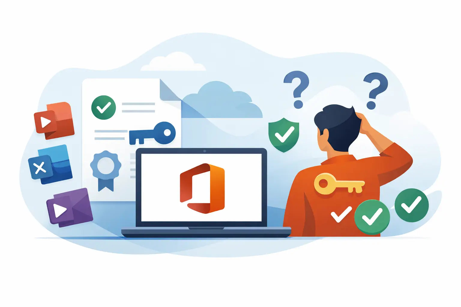 Guía de Microsoft Office licencias clara