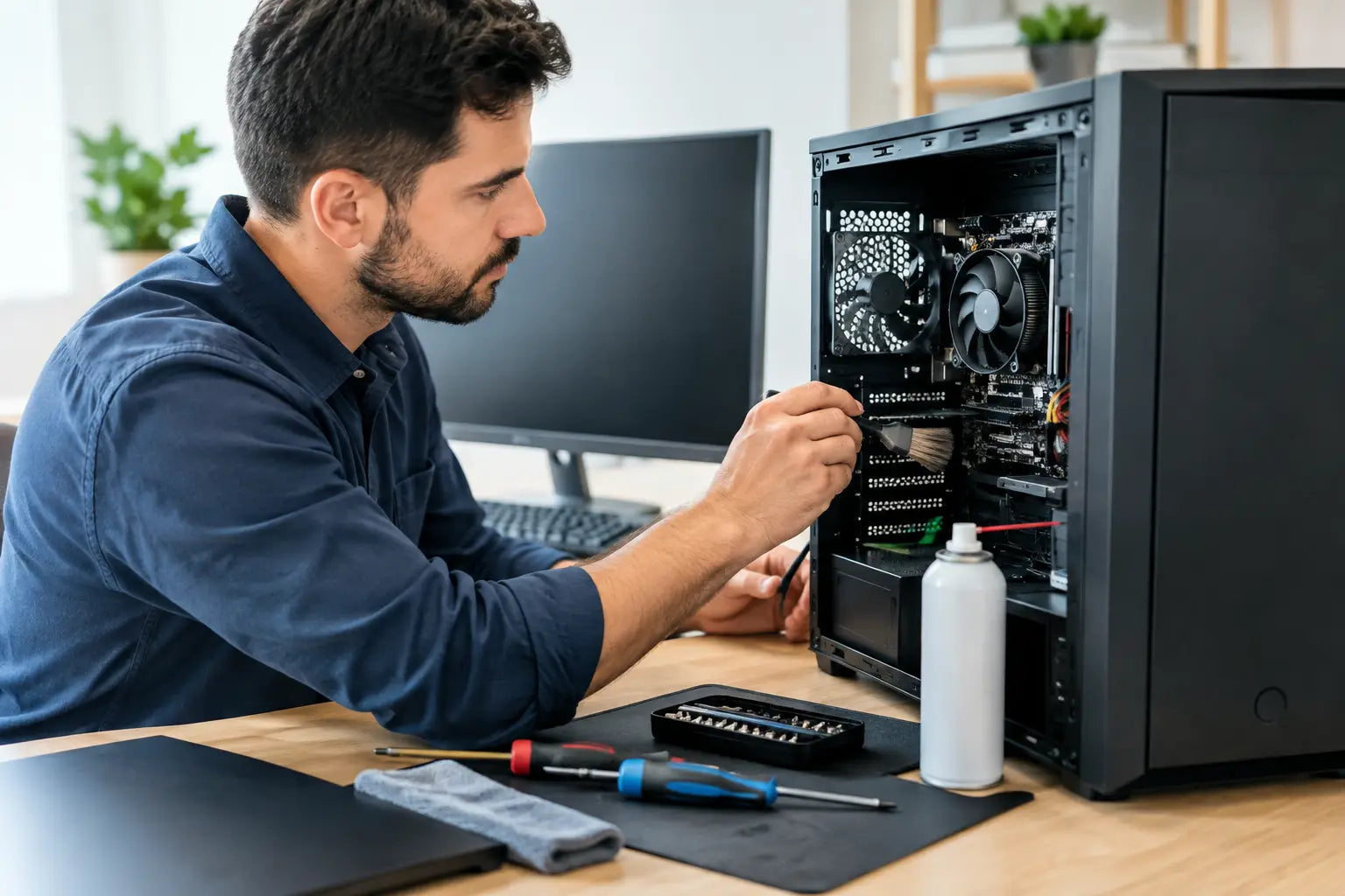 Guía mantenimiento computadora escritorio