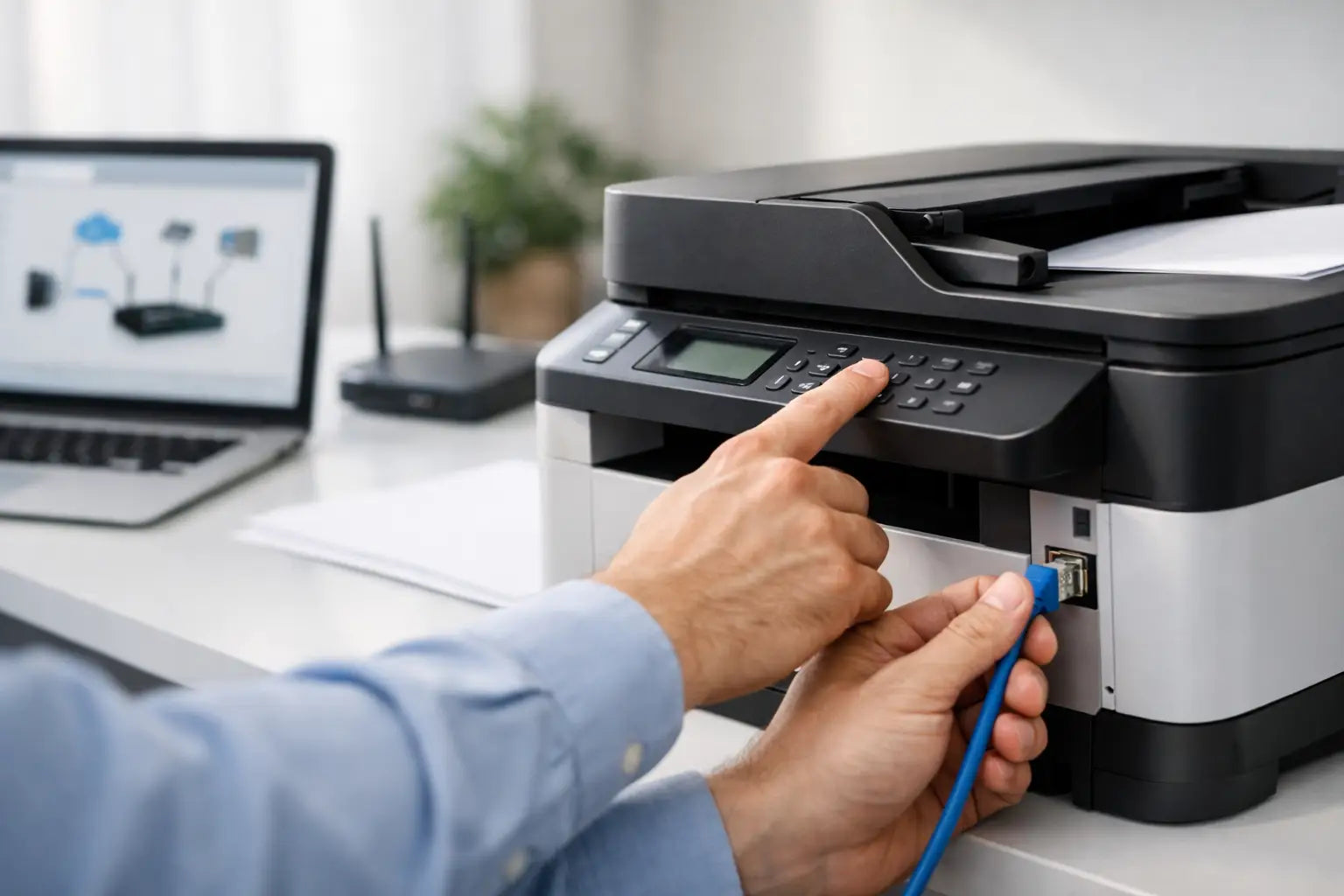 Cómo configurar impresora de red sin errores
