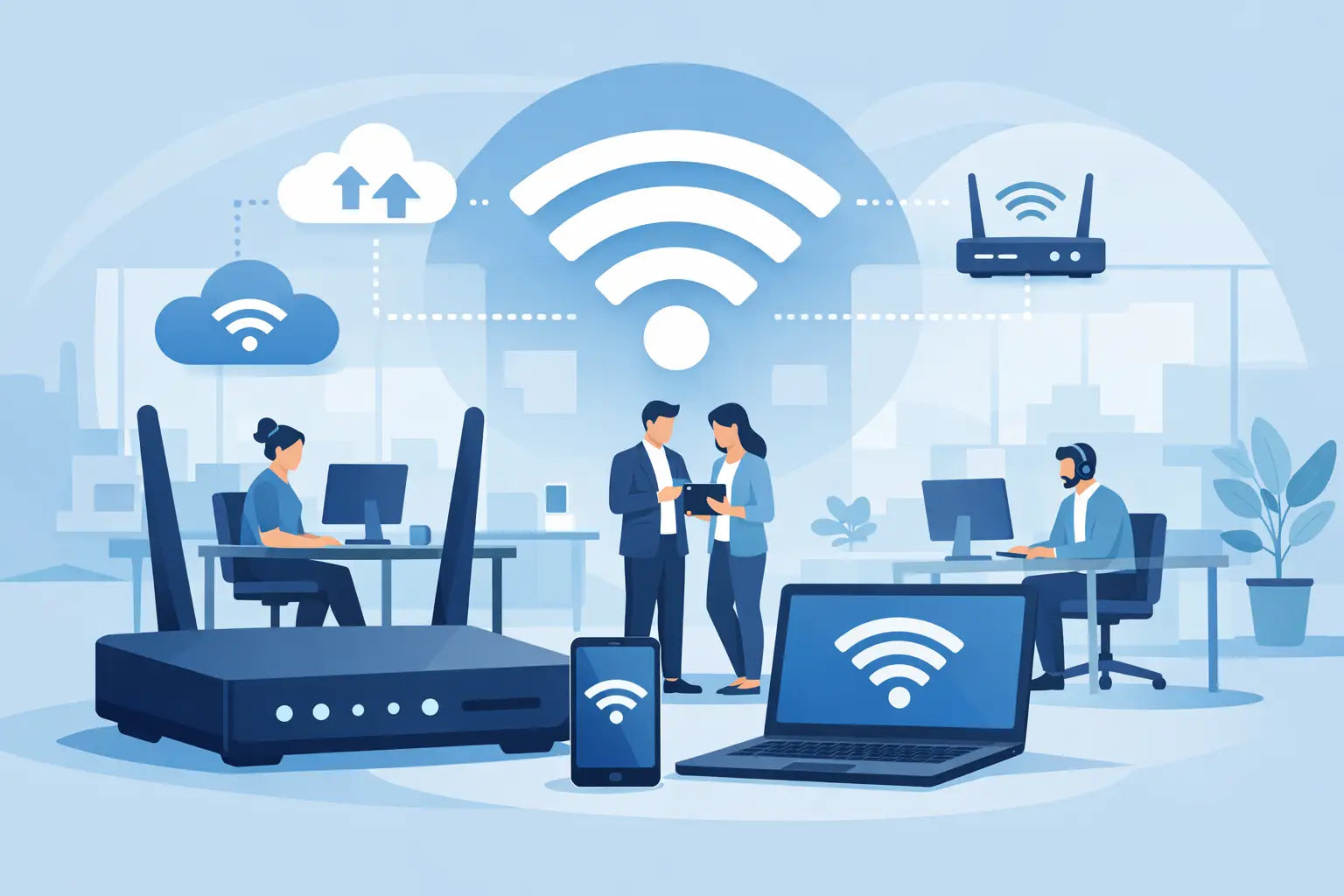 Cómo optimizar wifi para oficinas sin fallos