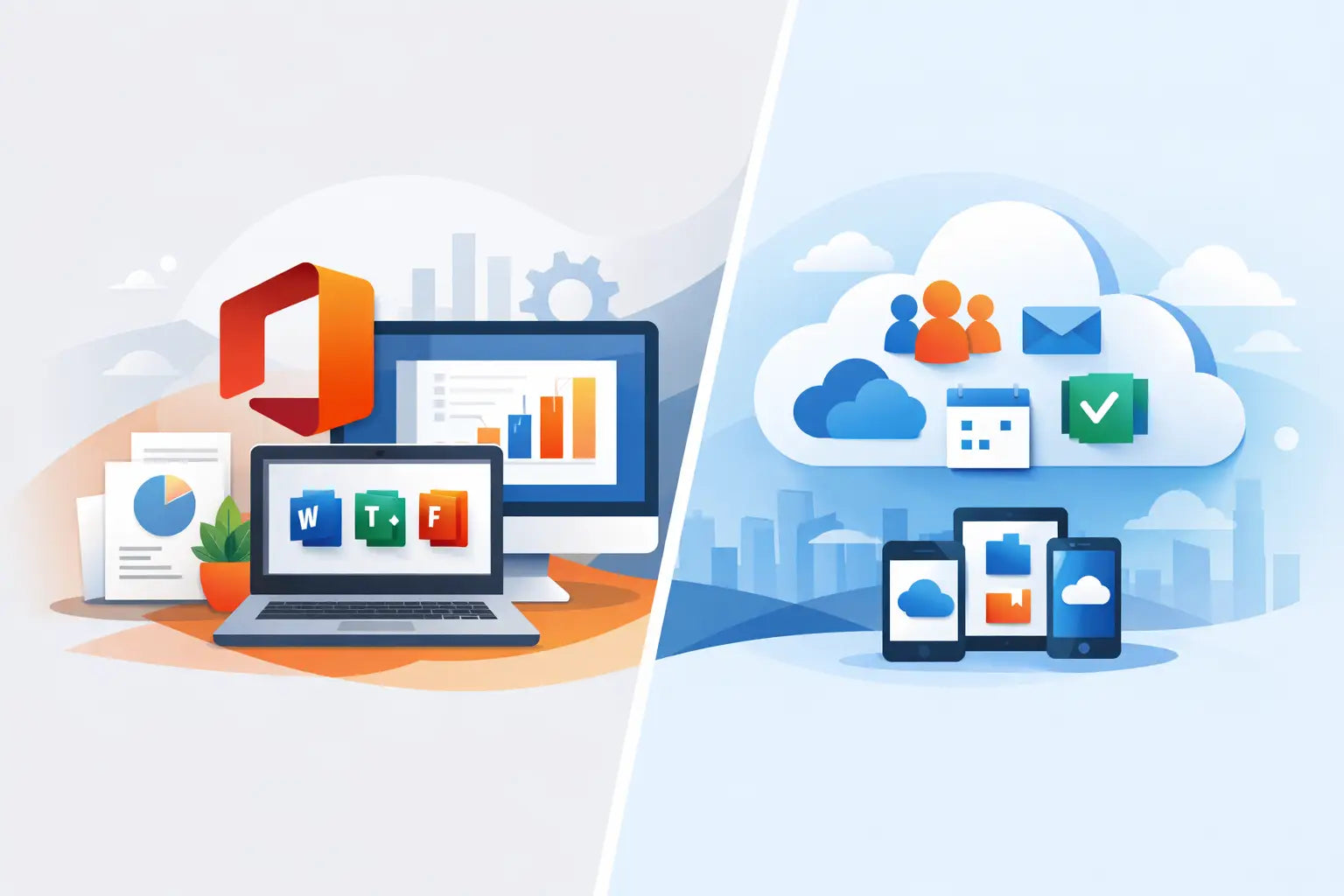 Diferencia entre Office y Microsoft 365