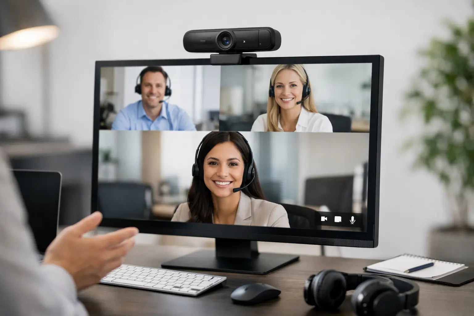 Mejores webcams para videollamadas de trabajo