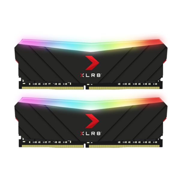 MEMORIA RAM PC 16GB PNY MD16GK2D4360018XRGB DDR4 3600 MHZ CL18 1.35 V XLR8 GAMING EPIC X RGB, DUAL KIT, XMP 2.0 DIMM 288 PINES