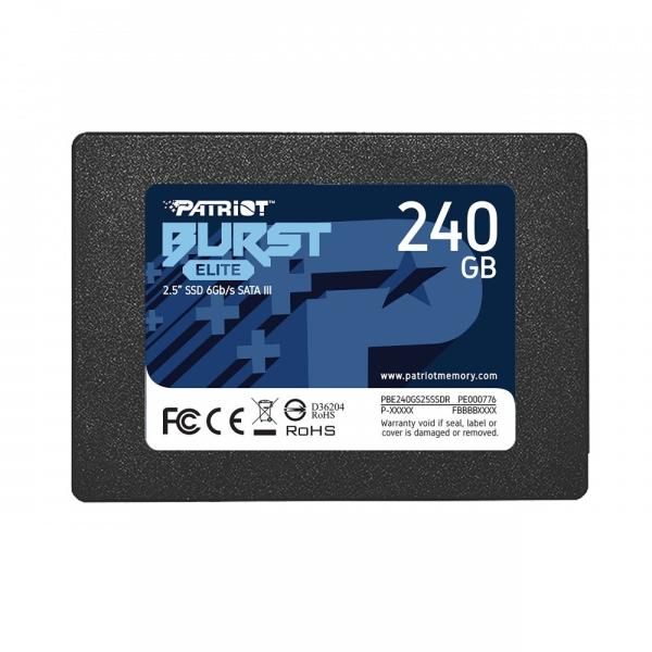 HD INTERNO 240GB 2.5 SOLIDO PATRIOT BURST ELITE PBE240GS25SSDR