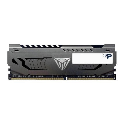 MEMORIA RAM PC 16GB PATRIOT PVS416G320C6 V4S DDR4 3200 MHZ CL16 1.35 V VIPER 4 STEEL, DISIPADOR ALUMINIO, XMP 2.0 DIMM 288 PINES