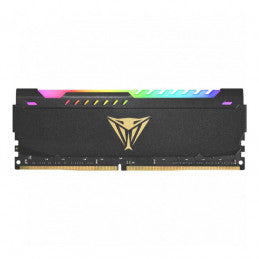 MEMORIA RAM PC 16GB PATRIOT PVSR416G320C8 V4S DDR4 3200 MHZ CL16 1.35 V VIPER STEEL RGB, DISIPADOR ALUMINIO, XMP 2.0 DIMM 288 PINES