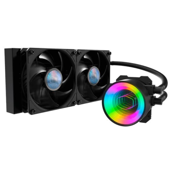ENFRIAMIENTO LIQUIDO RGB COOLER MASTER MASTERLIQUID  ML240 MIRROR ARGB AIO 240MM MLX-D24M-A18PK-R1