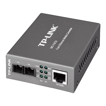 ADAPTADOR TP LINK CONVERTIDOR  10/100 MBPS SINGLE MODE MC110CS UN