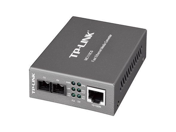 ADAPTADOR TP LINK CONVERTIDOR  10/100 MBPS SINGLE MODE MC110CS UN