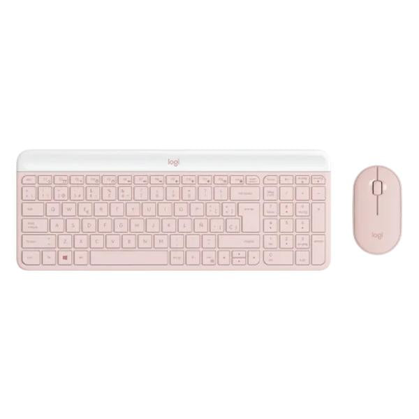 TECLADO Y MOUSE LOGITECH MK470 SLIM COMBO MEMBRANA INALÁMBRICO 2.4 GHZ ESPAÑOL 920-011312