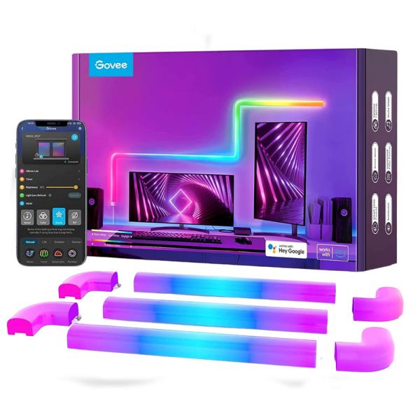 LAMPARA DE PARED  GOVEE GILDE WALL LIGHT 8+4 H6062 B6062102-OF-LA