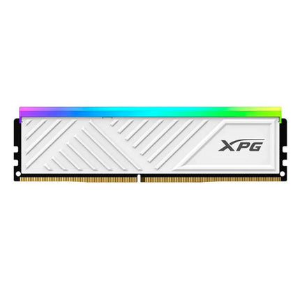 MEMORIA RAM PC 16GB XPG AX4U320016G16A SWHD35G DDR4 3200 MHZ CL16 1.35 V GAMMIX D35 WHITE, DISIPADOR BAJO PERFIL, XMP 2.0 DIMM 288 PINES