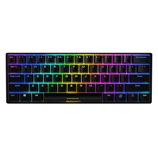 TECLADO GAMING RGB SHARKOON SKILLER SGK50 S4 TKL MECÁNICO ALÁMBRICO USB INGLÉS  SWITCH ROJO 4044951033812