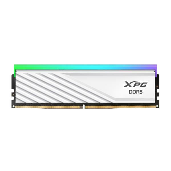 MEMORIA RAM PC 16GB ADATA XPG LANCER BLADE RGB AX5U6000C3016G SLABRWH DDR5 6000 MHZ CL48 1.4 V BLANCO DIMM 288 PINES