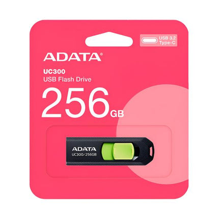 MEMORIA USB 3.2 256GB ADATA UC300 TYPE-C ACHO-UC300-256G-RBK/GN