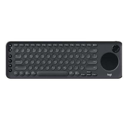 TECLADO LOGITECH K600 MEMBRANA INALÁMBRICO BLUETOOTH  INGLÉS CON TOUCHPAD INTEGRADO 920-008824 NEGRO