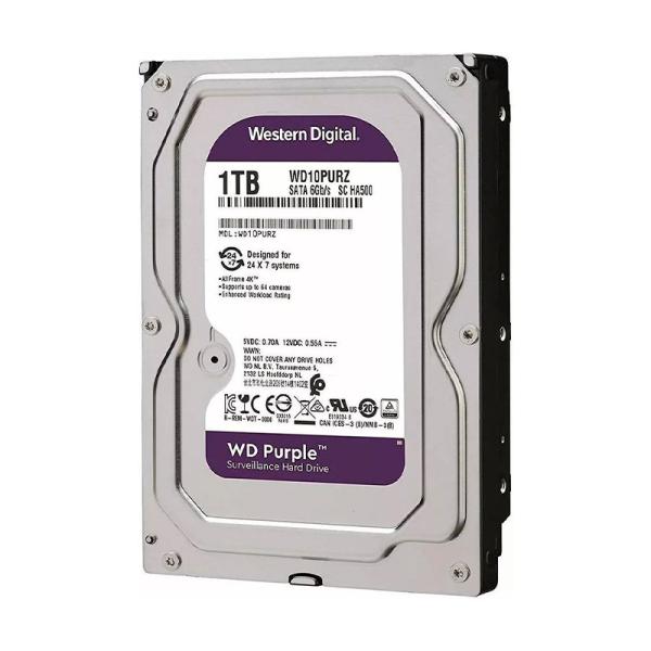 HD INTERNO 1TB 3.5 WD WD10PURZ PURPLE