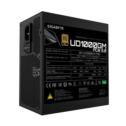 FUENTE DE PODER GIGABYTE GP-UD1000GM PG5 REV 1000W  80 PLUS GOLD FULL MODULAR ATX
