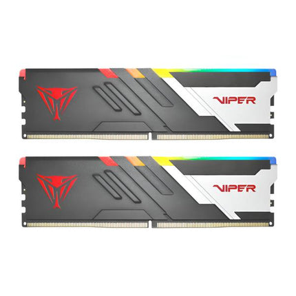 MEMORIA RAM PC 32GB PATRIOT VIPER VENOM RGB PVVR532G640C32K DDR5 6400 MHZ CL32 1.4 V NEGRO DIMM 288 PINES