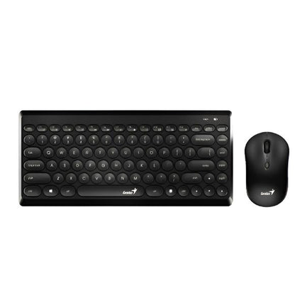 TECLADO Y MOUSE GENIUS LUXEMATE Q8000 INALÁMBRICO 2.4 GHZ ESPAÑOL 31340013401 NEGRO