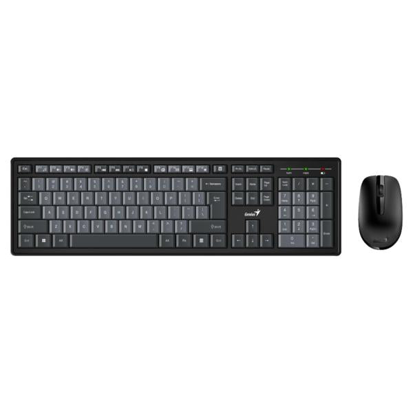 TECLADO Y MOUSE GENIUS SMART KM-8200 DUAL COLOR INALÁMBRICO 2.4 GHZ ESPAÑOL 31340003420