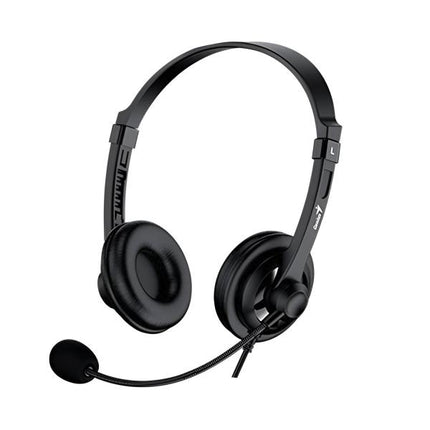 HEADSET GENIUS HS-230U ALÁMBRICO USB 31710021400 NEGRO