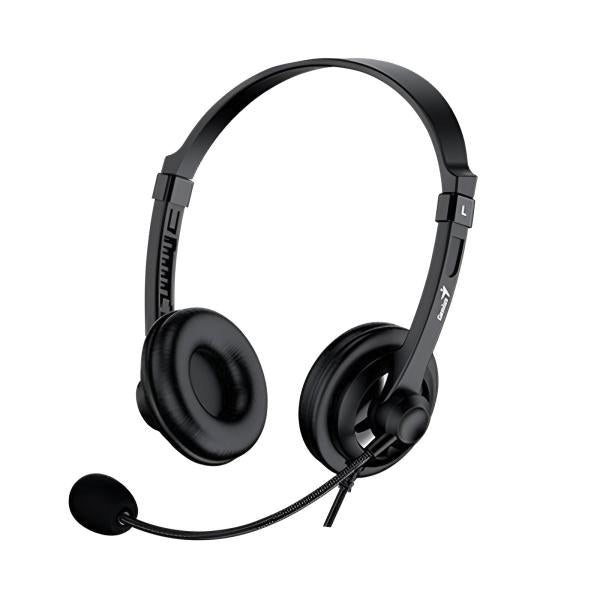 HEADSET GENIUS HS-230U ALÁMBRICO USB 31710021400 NEGRO