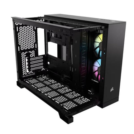 CASE GAMING RGB CORSAIR iCUE LINK 2500X MID TOWER VENTILADORES 2 DE 120MM CON VIDRIO LATERAL Y FRONTAL CC-9011267-WW