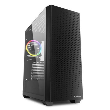 CASE GAMING RGB SHARKOON VS9 MID TOWER VENTILADORES 3 DE 120MM CON VIDRIO LATERAL Y MALLA FRONTAL 4044951039111