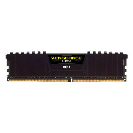 MEMORIA RAM PC 16GB CORSAIR CMK16GX4M1E3200C16 DDR4 3200 MHZ CL16 1.35 V LPX, DISIPADOR ALUMINIO, XMP 2.0 DIMM 288 PINES