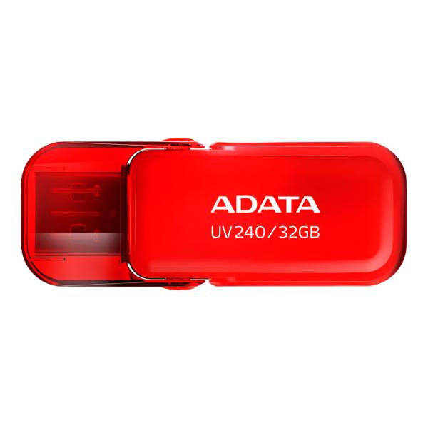 MEMORIA USB 2.0 32GB ADATA ROJO AUV240-32G-RRD