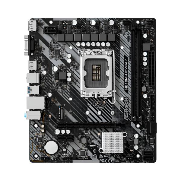 TARJETA MADRE ASROCK H610M-HDV/M.2 R2.0 LGA1700 MICRO-ATX DDR4 90-MXBJH0-A0UAYZ
