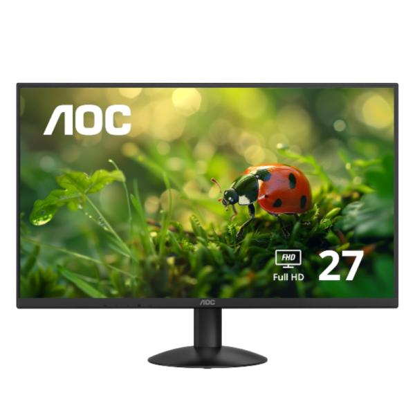 MONITOR 27" AOC 27B30H FHD IPS 1920 X 1080 120 HZ 1MS HDMI VGA PLANO NEGRO