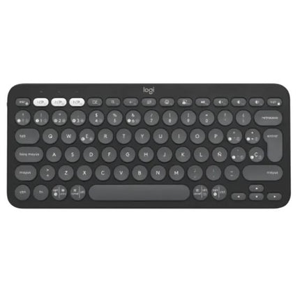 TECLADO LOGITECH PEBBLE KEYS 2 K380S 70% INALÁMBRICO BLUETOOTH ESPAÑOL 920-011783