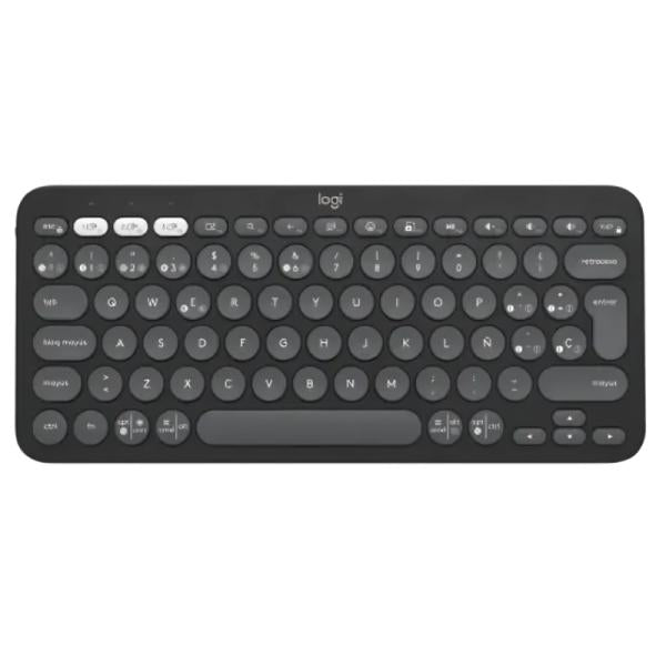 TECLADO LOGITECH PEBBLE KEYS 2 K380S 70% INALÁMBRICO BLUETOOTH ESPAÑOL 920-011783