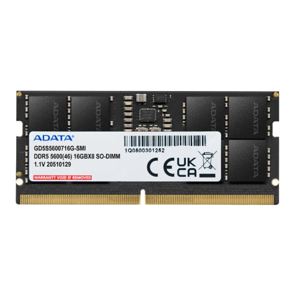 MEMORIA RAM PARA LAPTOP 16GB ADATA GD5S5600716G-SMI DDR5 5600MHZ CL46 1.1V