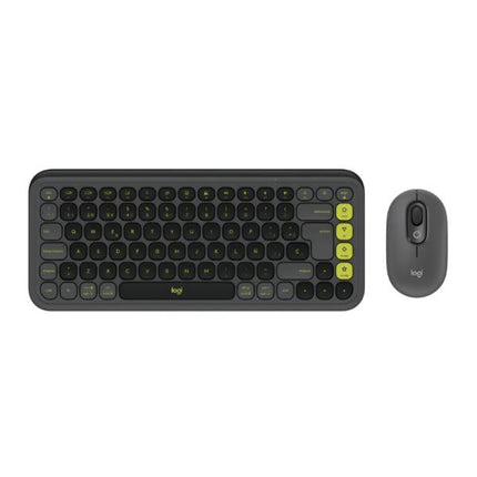 TECLADO Y MOUSE LOGITECH POP ICON COMBO INALÁMBRICO BLUETOOTH ESPAÑOL 920-013052