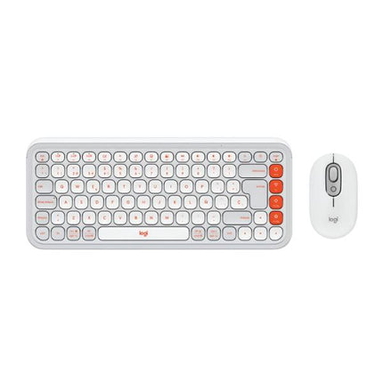 TECLADO Y MOUSE LOGITECH POP ICON COMBO INALÁMBRICO BLUETOOTH ESPAÑOL 920-013055