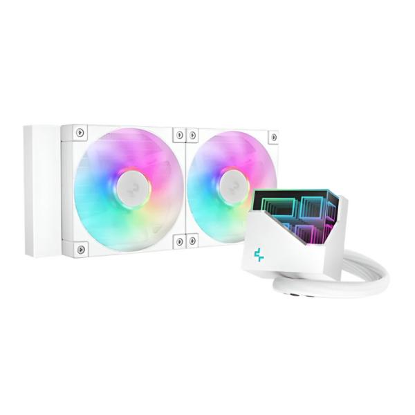 ENFRIAMIENTO LIQUIDO RGB DEEPCOOL LT240 WH AIO 240MM R-LT240-WHAMNC-G-1