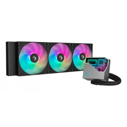 ENFRIAMIENTO LIQUIDO RGB DEEPCOOL LT360 AIO 360MM R-LT360-BKAMNC-G-1