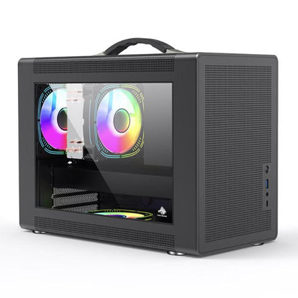 CASE GAMING  EAGLE WARRIOR MICRO ATX CG10Z7RA001C  FRONTAL MESH VIDRIO TEMPERADO