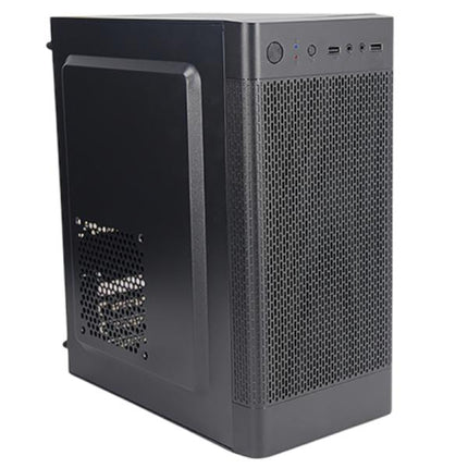 CASE CM05Q1RA001C MINI TOWER SIN VENTILACIÓN INCLUIDA CON PANEL LATERAL Y CON FUENTE DE PODER 600W