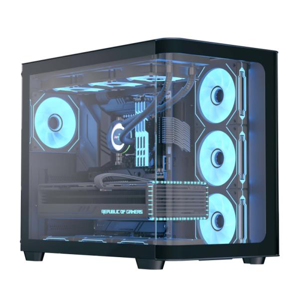 CASE GAMING RGB AEROCOOL P500C-G-BK-V1 MID TOWER VENTILADORES 4 DE 120MM CON VIDRIO LATERAL Y FRONTAL ACCM-PN01043.11