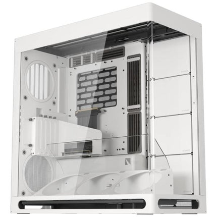 CASE GAMING HAVN HS 420 VGPU MID TOWER SIN VENTILACIÓN INCLUIDA CON VIDRIO PANORÁMICO FRONTAL Y LATERAL HVN-CA-HS420-07