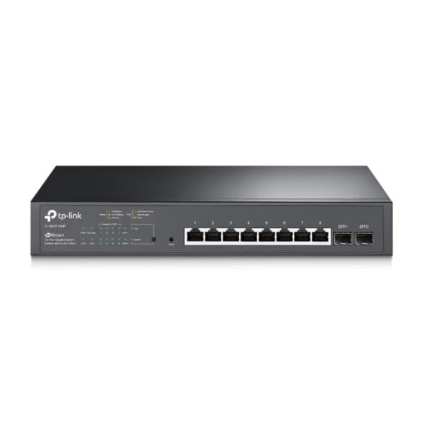 SWITCH TP LINK SG2210MP(UN) 8 PUERTOS POE+ 2 RANURAS SFP GIGABIT 10/100/1000 MBPS