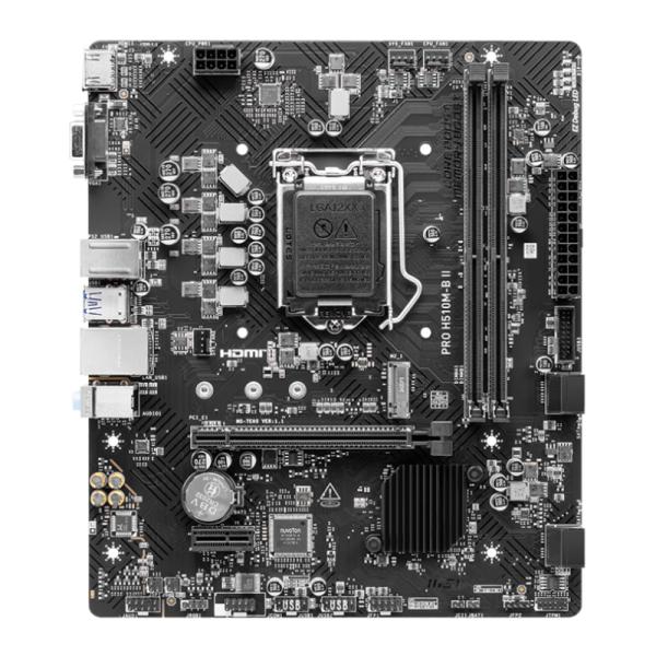 TARJETA MADRE MSI PRO H510M-B II LGA1200 M-ATX DDR4 911-7E05-014