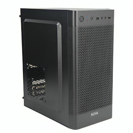 CASE NOVA CM05Q1RA003C MINI TOWER SIN VENTILACIÓN INCLUIDA CON FUENTE DE PODER 600W PE600RNF013C