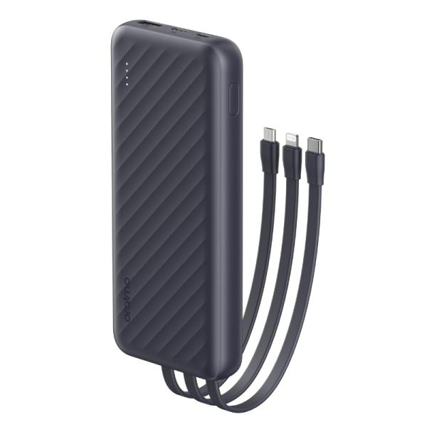 POWER BANK ORAIMO SLICE LINK PRO 10000MAH CON 3 CABLES INCORPORADOS OPB-P7101